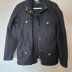 Ralph Lauren Black Jacket with Gold Accents